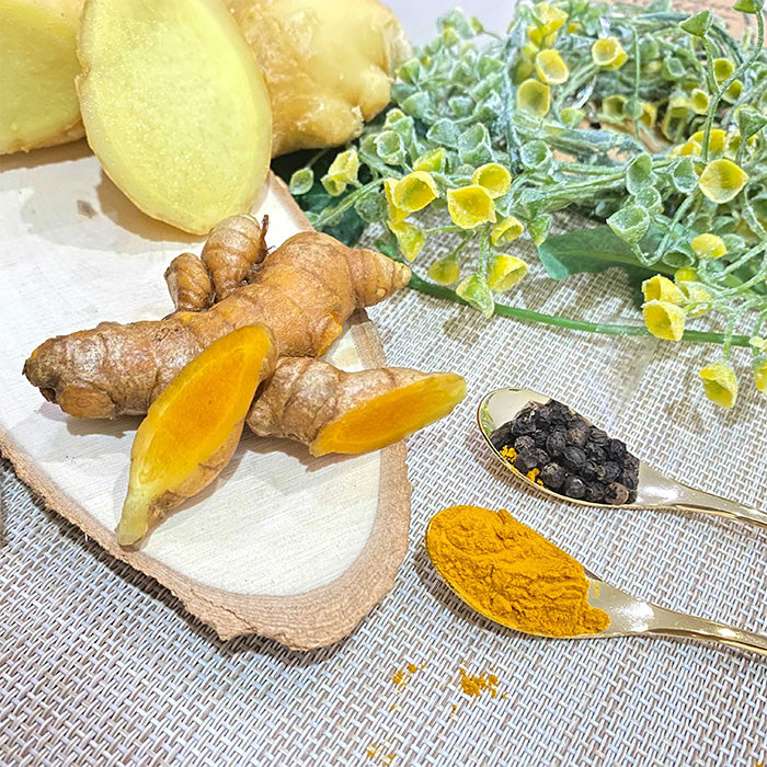 ターメリックパウダー300mgをそのままカプセルに　クルクミン