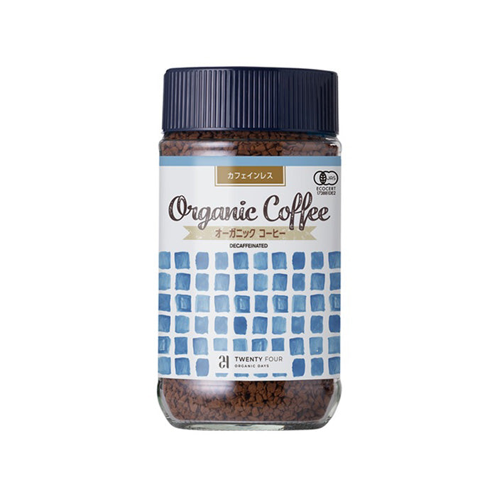 【オーガニック＆フェアトレードのアラビカ種コーヒー豆使用】オーガニック　インスタントコーヒー　カフェインレス【デカフェ】【サスティナブル】【SDGs】【エシカル】
